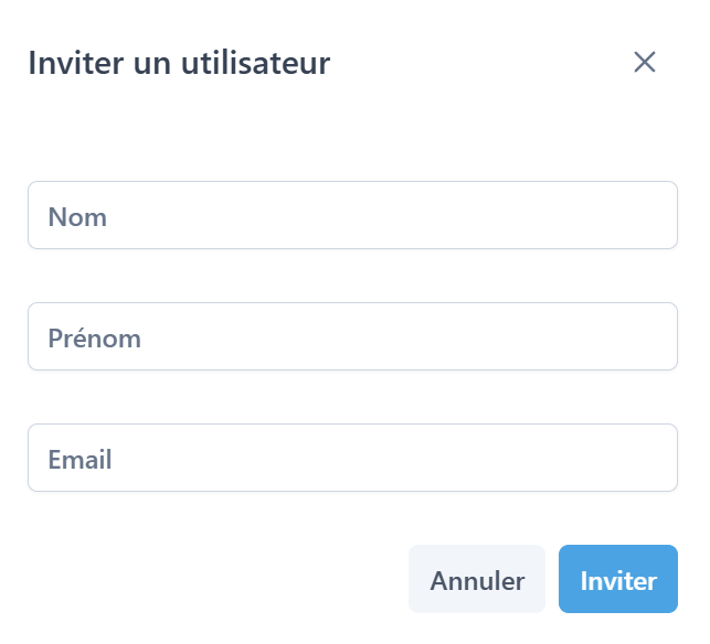 Capture d'écran de l'application